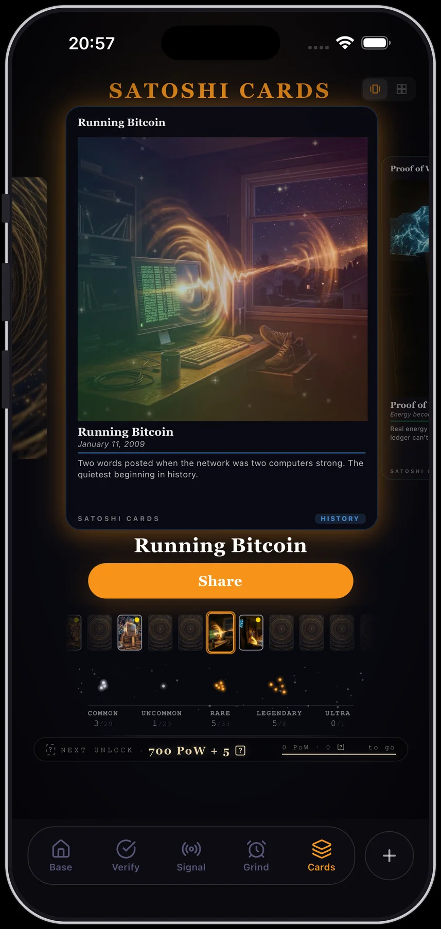 Collect cards screenshot